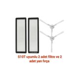 Lin Grup Xiaomi S10T Model Stfcr01Sz Uyumlu Filtre Yan Fırça Yedek