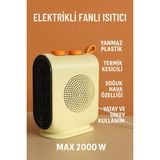 Lina 2000W Elektrikli Fanlı Isıtıcı – Termostatlı, Termik Kesicili, Soğuk Hava Özellikli - 2000 W