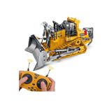 Lina Ahşap Diyarı Uzaktan Kumandalı Dozer Led ve Sesli Fonksyonel Hareketli İş Makinası Buldozer