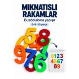 lina hobby Mıknatıslı Rakamlar 0-9 Arası Eğitici Oyuncak 48540283