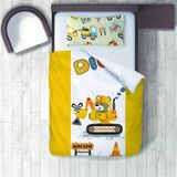 Lina Home Bebek, Çocuk Odası Micro Pamuk Saten Tek Kişilik Çarşafsız Nevresim Takımı Model 00006 - Renkli - 160 x 220 cm