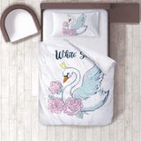 Lina Home Bebek, Çocuk Odası Micro Pamuk Saten Tek Kişilik Çarşafsız Nevresim Takımı Model 00065 - Renkli - 160 x 220 cm