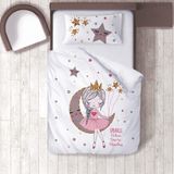 Lina Home Bebek, Çocuk Odası Micro Pamuk Saten Tek Kişilik Çarşafsız Nevresim Takımı Model 00086 - Renkli - 160 x 220 cm