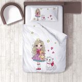 Lina Home Bebek, Çocuk Odası Micro Pamuk Saten Tek Kişilik Çarşafsız Nevresim Takımı Model 00154 - Renkli - 160 x 220 cm