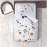 Lina Home Bebek, Çocuk Odası Micro Pamuk Saten Tek Kişilik Çarşafsız Nevresim Takımı Model 00205 - Renkli - 160 x 220 cm