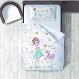 Lina Home Bebek, Çocuk Odası Micro Pamuk Saten Tek Kişilik Çarşafsız Nevresim Takımı Model 00229 - Renkli - 160 x 220 cm