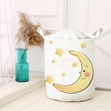 Lina Home Dijital Baskılı Çok Amaçlı Sepet Model 00008 - Beyaz - 30x50cm