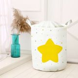 Lina Home Dijital Baskılı Çok Amaçlı Sepet Model 00046 - Beyaz - Sarı - 30x50cm