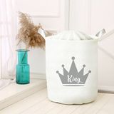 Lina Home Dijital Baskılı Çok Amaçlı Sepet Model 00077 - Beyaz - Kahverengi - 30x50cm