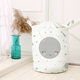 Lina Home Dijital Baskılı Çok Amaçlı Sepet Model 40059 - Beyaz - 30x50cm