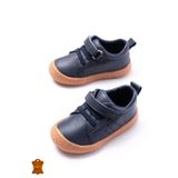 lina step Hakiki Deri Ortopedik Esnek Taban İlk Adım Bebek Sneaker Ayakkabı - Geniş Kalıp