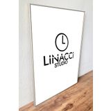 Linacci Alüminyum Çerçeveli Camlı Çerçeve Gold Siyah Gümüş Yeni Yıl Yılbaşı Hediyelik