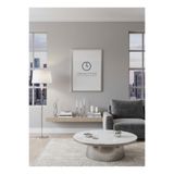 Linacci Premium Gümüş Gerçek Camlı Lamine Çerçeve Poster Diploma ve Puzzle Uyumlu 50x70 cm