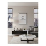 Linacci Premium Siyah Gerçek Camlı Lamine Çerçeve Poster Diploma ve Puzzle Uyumlu 50x70 cm