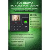 Linadex Lx-777V-W Kartlı Kablosuz Wifi Yüz Okuma Personel Takip Sistemi (25 kart dahil)