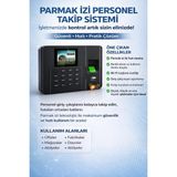 Linadex Wifi Kablosuz Kartlı Parmak izi okuyucu Giriş Çıkış Personel Takip Cihazı (10 kart dahil)
