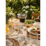 Linanware Karaf Sürahi Cam Şişe Çelik Kapak 1200 ml Dsg-28 - 1,2 lt