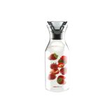 Linanware Karaf Sürahi Cam Şişe Çelik Kapak 1200 Ml