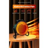 linarya AUHMA Taşınabilir Elektrikli Soba Fanlı Isıtıcı Sıcak Hava Fan Sessiz Taşınabilir 3000W