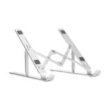 Linarya Laptop Stand MacBook Notebook Katlanabilir Taşınabilir Metal Standı - Gümüş
