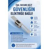 Linas Tırnaklı Elektronik Kapı Kilit Karşılığı(Enerji Yokken Kilitli)