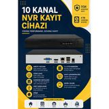 Linas Vn-8010 10 Kanal Nvr Xmeye İp Kayıt Cihazı
