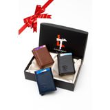 Linatigers Rfid Korumalı Premium Mekanizmalı Cüzdan Renk Seti (3 Adet)