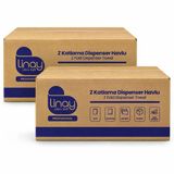 Linay Ultra Soft Z Katlama Dispenser Havlu 2 Katlı 200 Yaprak 24 Paket – 2 Koli