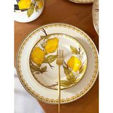 Linda Emaye 2'li Pasta Tabağı 20 cm