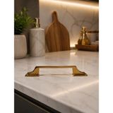 Linda Premium Mobilya Kulpu Mutfak Çekmece Kulp (96/ 128MM)-(160/192MM) - Gold - 96/128mm