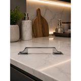 Linda Premium Mobilya Kulpu Mutfak Çekmece Kulp (96/ 128MM)-(160/192MM) - Krom - 96/128mm