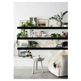 LİNDE HOME 100x15 3lü Duvar Rafı Kütüphane Kitaplık Tv Rafı