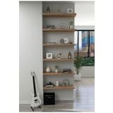 LİNDE HOME 60x20 Uçan Raf, Duvar Rafı, Kitaplık, Kütüphane 6lı Atlantik Çam