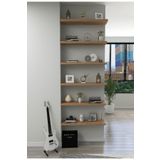 LİNDE HOME 6li Atlantik Çam Uçan Raf, Duvar Rafı, Kitaplık, Kütüphane