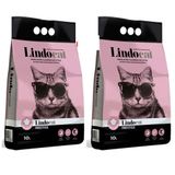 Lindo Cat 2x10 lt Bebek Parfümlü İnce Taneli Bentonit Kedi Kumu