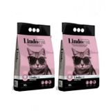Lindo Cat Baby Powder Bebek Pudra Kokulu İnce Tane 2x10 lt Kedi Kumu