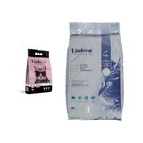 Lindo Cat Bebek Pudralı Ince Taneli Kedi Kumu 10 Litre & Lindo Cat Advanced Sodyumbikarbonatlı Kedi Kumu 12 Litre - Option-1