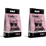 Lindo Cat Hijyenik Topaklaşan Baby Powder Kalın Taneli 2x10 lt Kedi Kumu