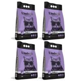 Lindo Cat Lavanta ve Argan Kokulu İnce Taneli Topaklaşan 4x10 lt Kedi Kumu