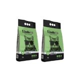 Lindo Cat Naturel Kokusuz İnce Tane 2x10 lt Kedi Kumu