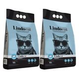 LindoCat 2'li Sabun Kokulu Hijyenik İnce Taneli 10 lt Kedi Kumu