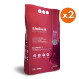 Lindocat Advanced Ekstra Güçlü Topaklanan Kokusuz Gri Kedi Kumu 10 Lt x 2 Adet