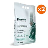 Lindocat Advanced Pati İzi Bırakmayan Ekstra Topaklanan Özel Karışım Kedi Kumu 10 Lt x 2 Adet