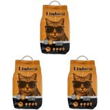 Lindocat Charme Kadife Çiçeği ve Amber Kokulu İri Tane Kedi Kumu 10 LT (3 paketi)