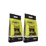 Lindocat Kokusuz Bentonit Topaklanan Kalın Taneli 2x10 lt Kedi Kumu