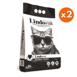 Lindocat Natural Kalın Taneli Kokusuz Topaklanan Kedi Kumu 10 Lt x 2 Adet