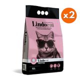 Lindocat Prestige Hijyenik Topaklaşan Baby Powder İnce Taneli Kedi Kumu 10 Lt x 2 Adet