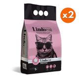 Lindocat Prestige Hijyenik Topaklaşan Baby Powder İnce Taneli Kedi Kumu 5 Lt x 2 Adet