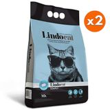 Lindocat Soaply Marsilya Sabunlu İnce Taneli Kedi Kumu 10 Lt x 2 Adet