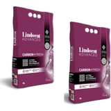 Lindocat Tozsuz Aktif Karbon 2x8 lt Kedi Kumu
